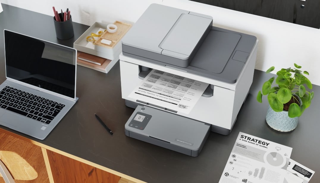 Black and white laser printing Black and white laser printing