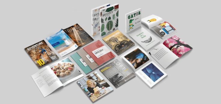 Different Publishing applications printed on HP Page Wide presses. Different Publishing applications printed on HP Page Wide presses.
