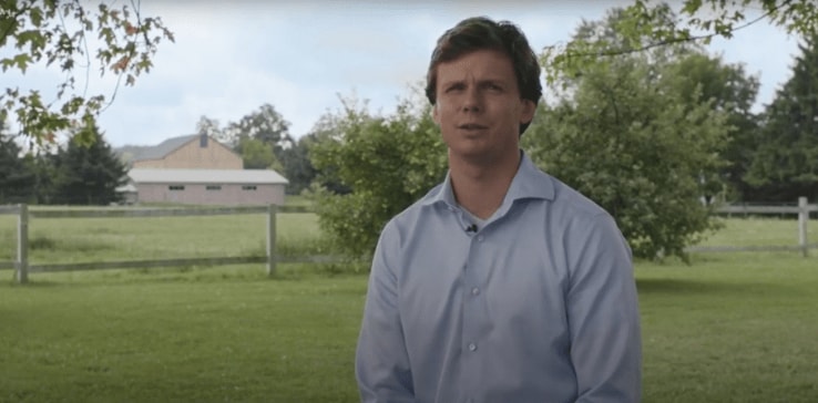 A person standing in a field A person standing in a field